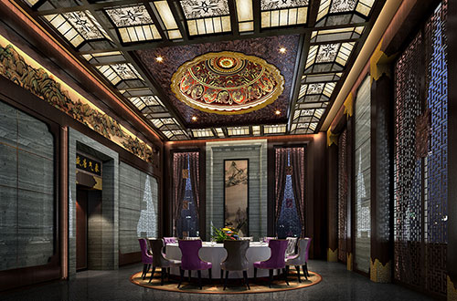 汉南低调奢华的新中式酒店设计效果图
